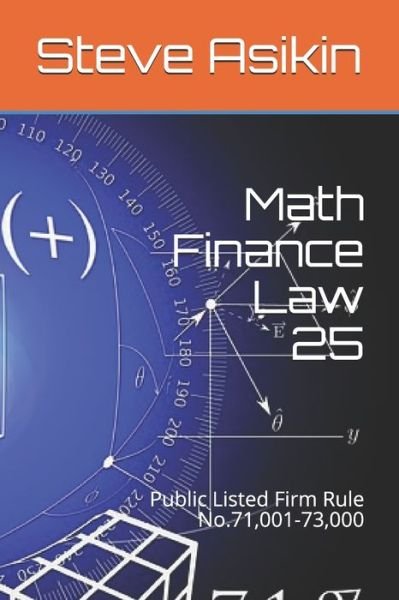 Cover for Steve Asikin · Math Finance Law 25 (Pocketbok) (2020)
