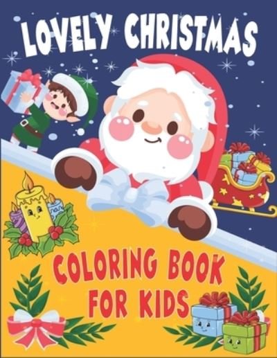 Cover for Rr Publications · Lovely Christmas Coloring Book for kids: Christmas gift for kids ages 4 and up (Pocketbok) (2021)